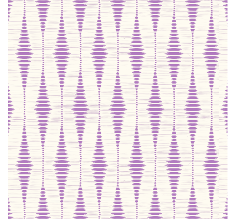 Papel pintado geométrico ikat rabaul morado - TenVinilo