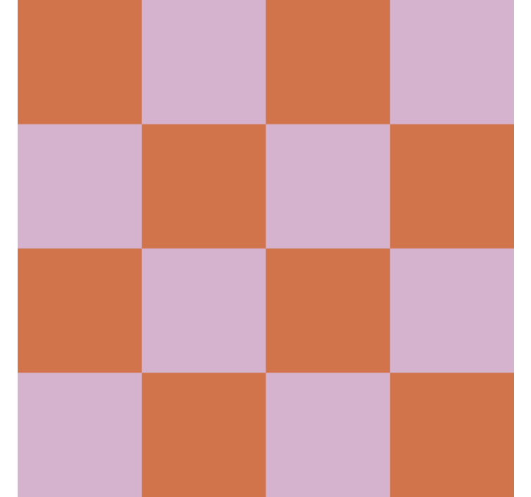 Papel pintado azulejos motivo de tonos naranjas - TenVinilo