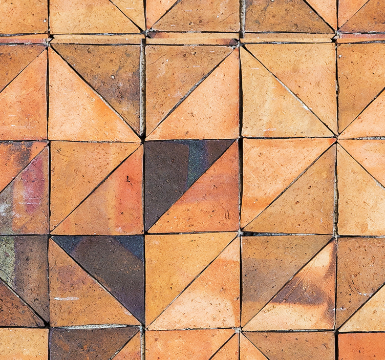 Papel pintado baño efecto piedra vintage - TenVinilo