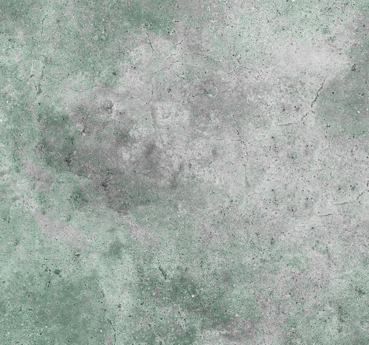 Papel pintado hormigón gris y verde - TenVinilo