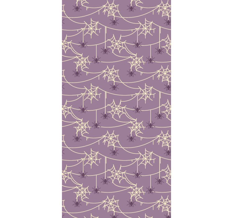 Papel pintado Halloween motivo de telaraña - TenVinilo