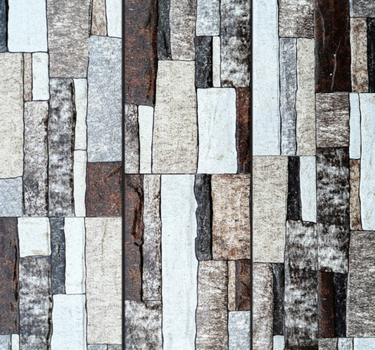 Papel pintado gris piedra natural - TenVinilo