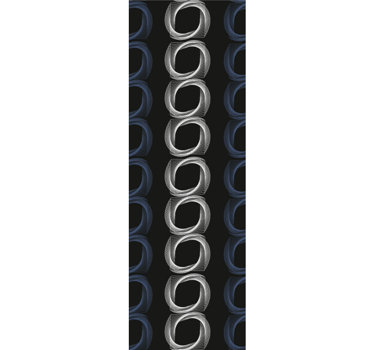 Papel pintado abstracto patrones circulares - TenVinilo