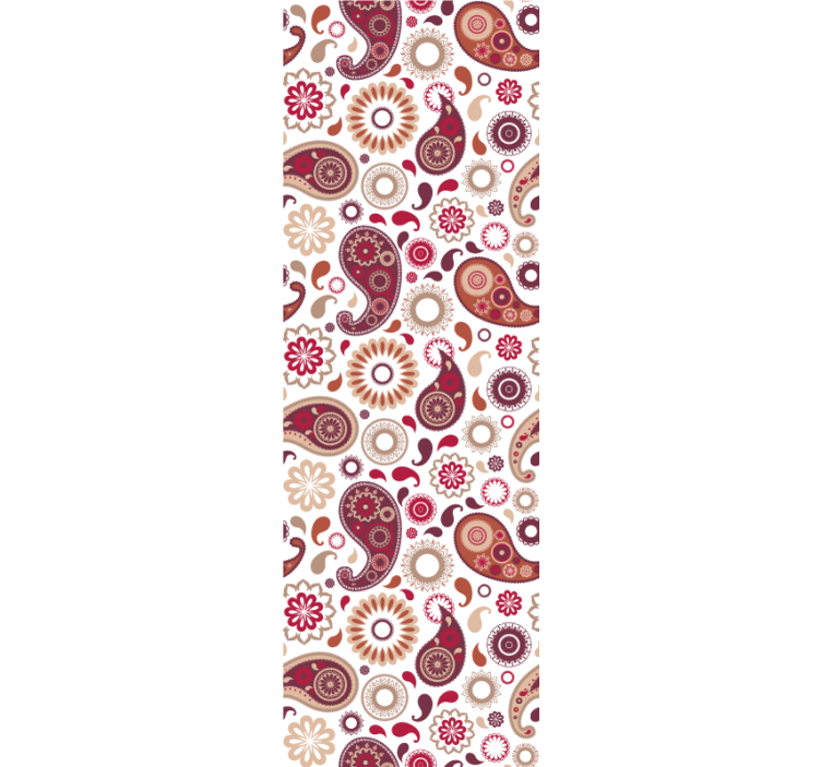 Papel pintado ornamental motivo paisley - TenVinilo