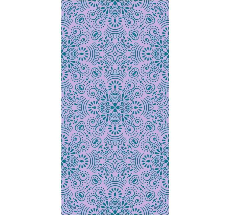 Papel pintado ornamental elegancia decorativa - TenVinilo