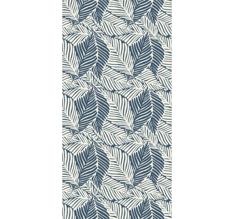 Papel pintado naturaleza patrones de hojas - TenVinilo