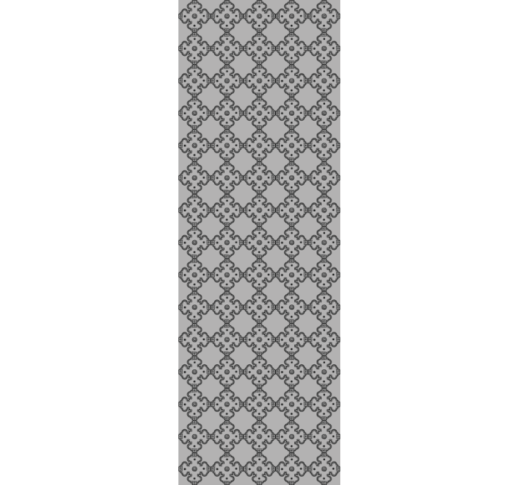 Papel pintado ornamental intrincado cuatrifolio - TenVinilo