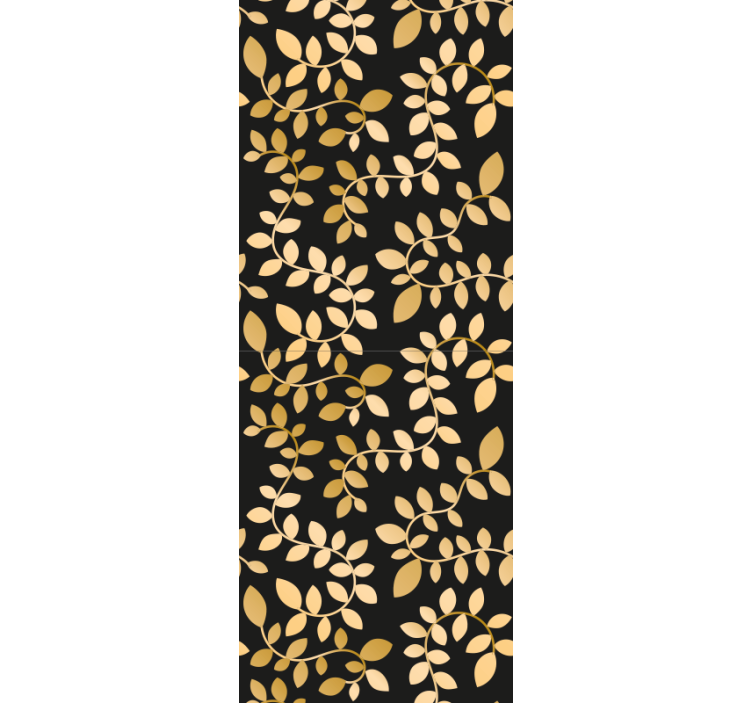 Papel pintado hojas elegancia frondosa - TenVinilo