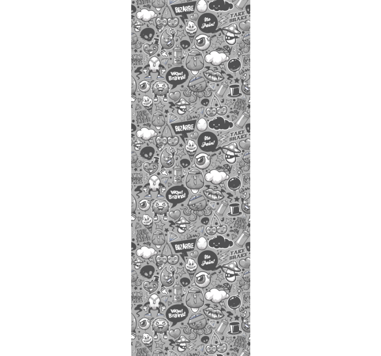 Papel pintado juvenil de arte de graffiti - TenVinilo