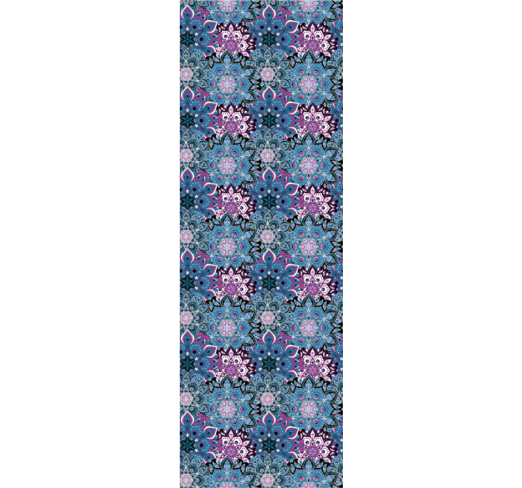 Papel pintado ornamental detalle del patrón mandala - TenVinilo