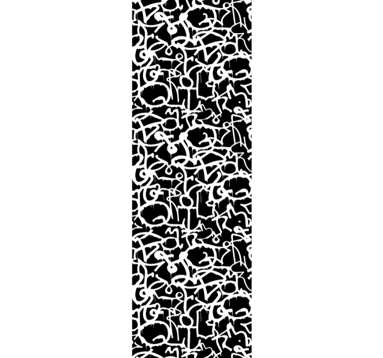 Papel pintado letras caos alfabético - TenVinilo