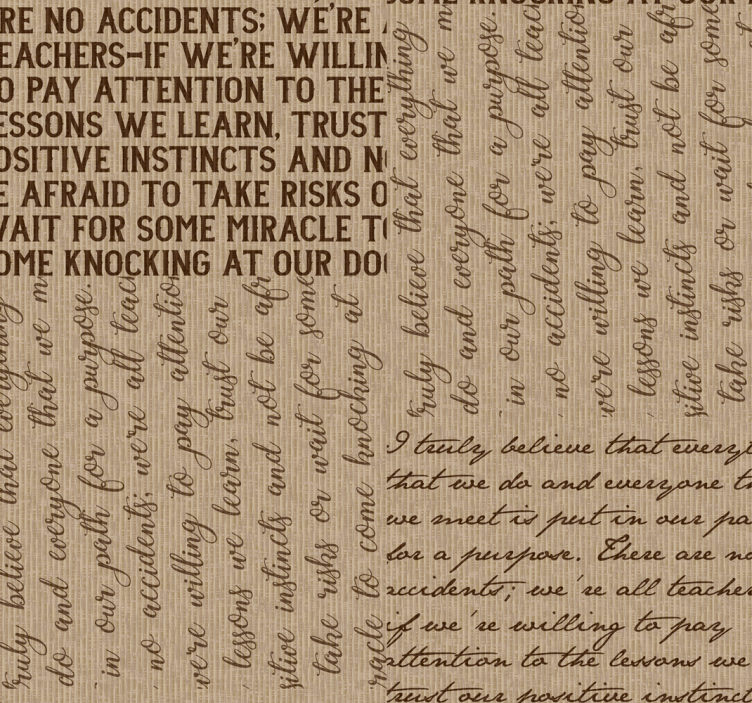 Papel pintado letras texto Marla Gibbs - TenVinilo