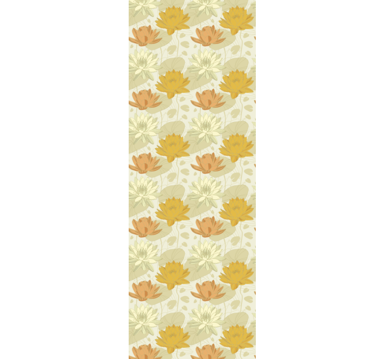 Papel pintado flores patrón de arreglo floral - TenVinilo