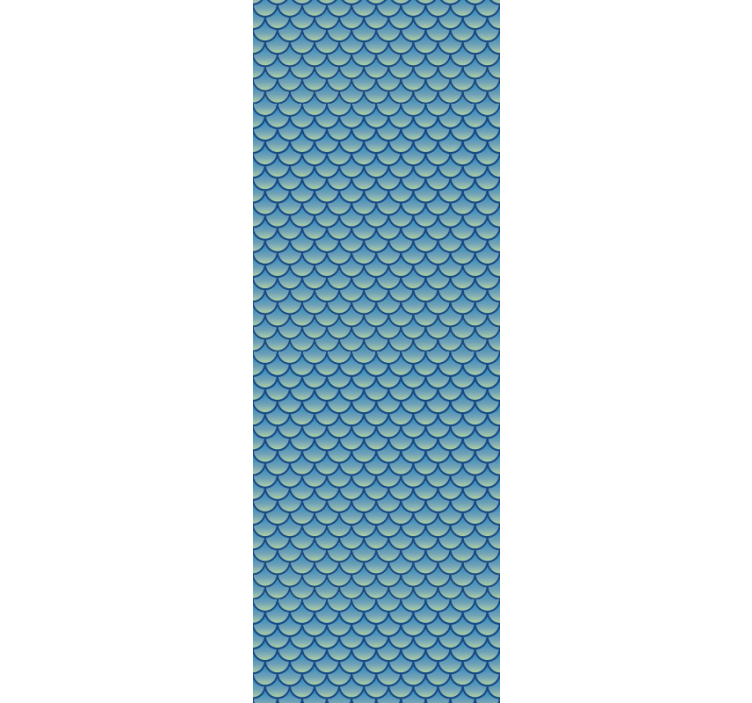 Papel pintado geométrico patrón de escamas de pescado - TenVinilo