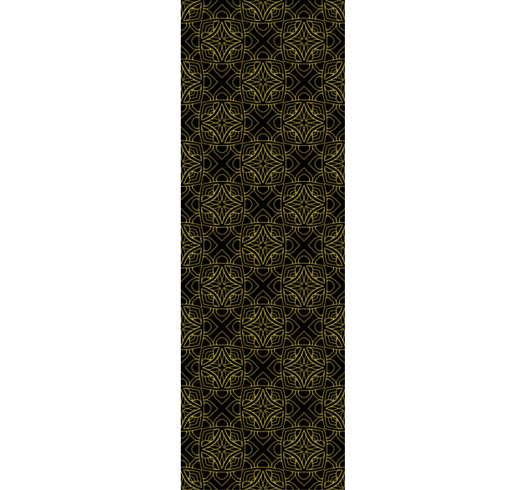 Papel pintado ornamental patrones geométricos intrincados - TenVinilo