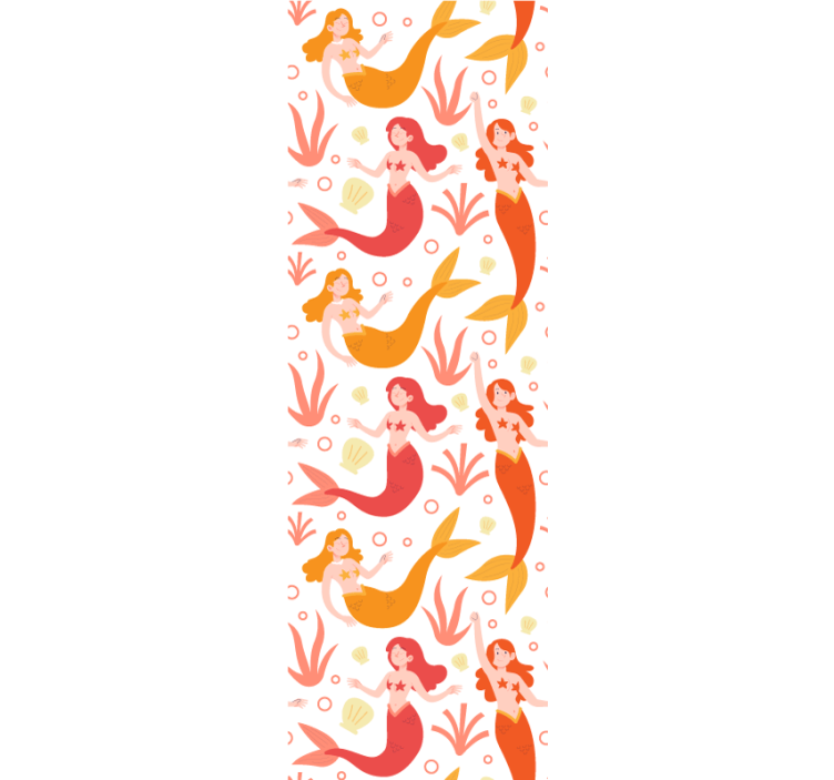 Papel pintado mariposas bailarines marinos míticos - TenVinilo