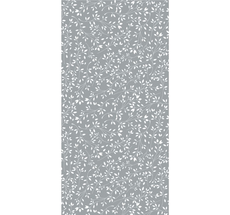 Papel pintado salón Dibujo de plantas patrón de la naturaleza - TenVinilo