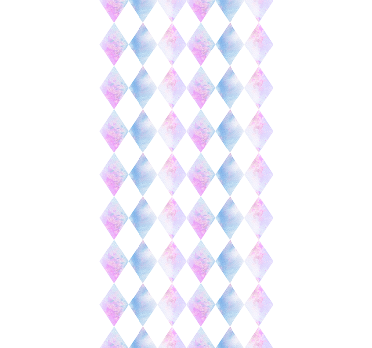 Papel pintado cuadros arlequín geométrico - TenVinilo