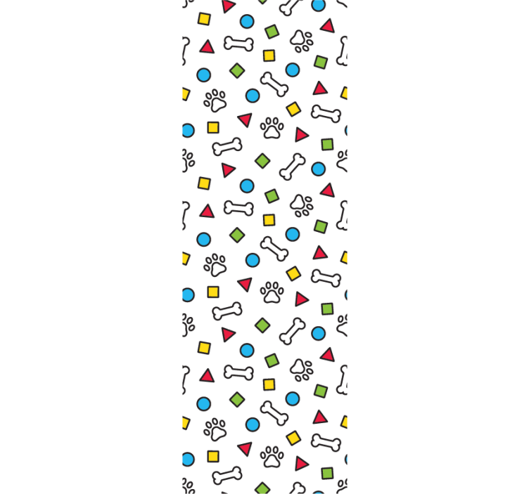 Papel pintado perros motivos juguetones de mascotas - TenVinilo