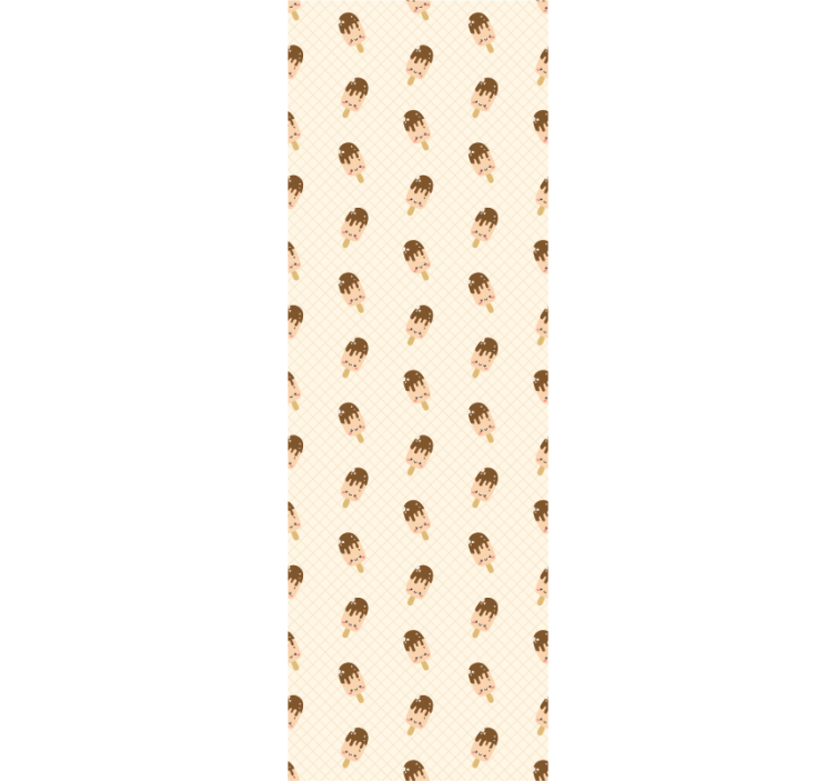 Papel pintado bebé adorables conos de helado - TenVinilo