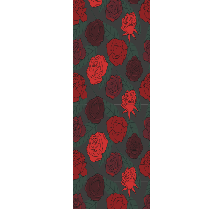 Papel pintado flores elegancia rosada - TenVinilo