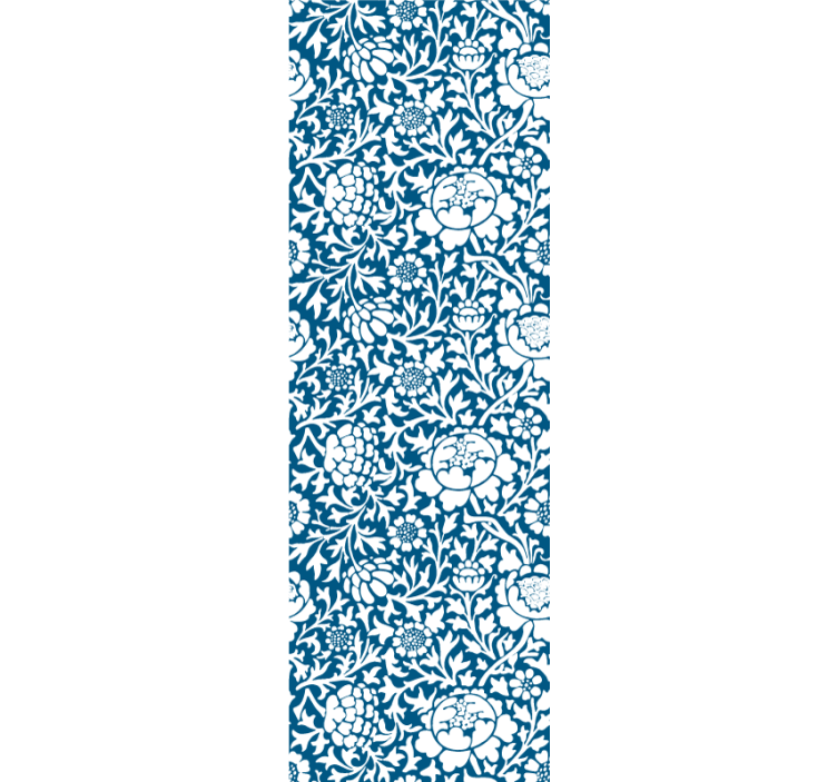 Papel pintado floral motivo de elegancia  - TenVinilo