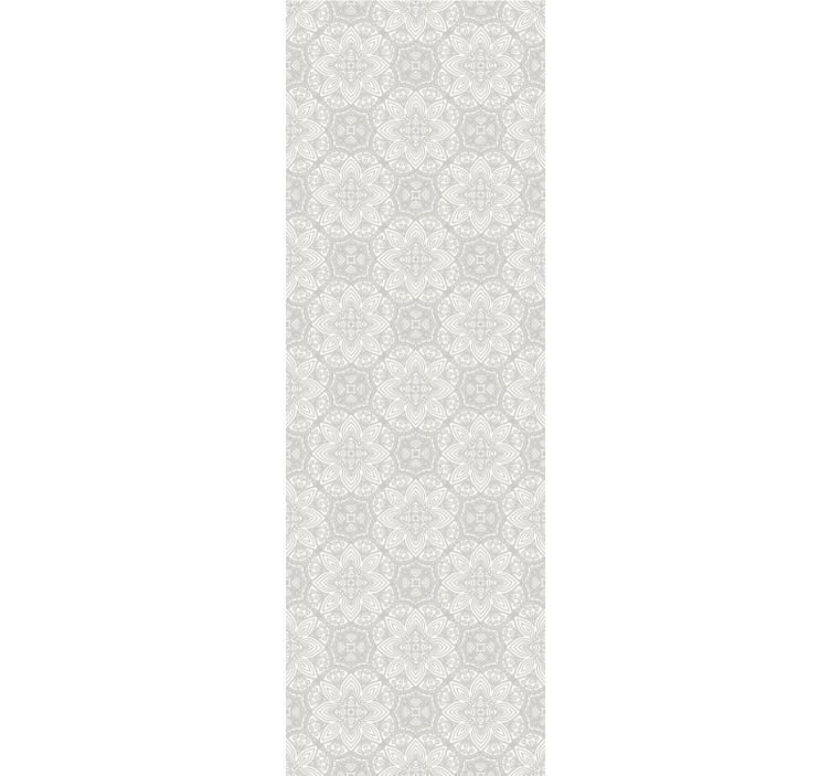 Papel pintado ornamental flores intrincadas - TenVinilo