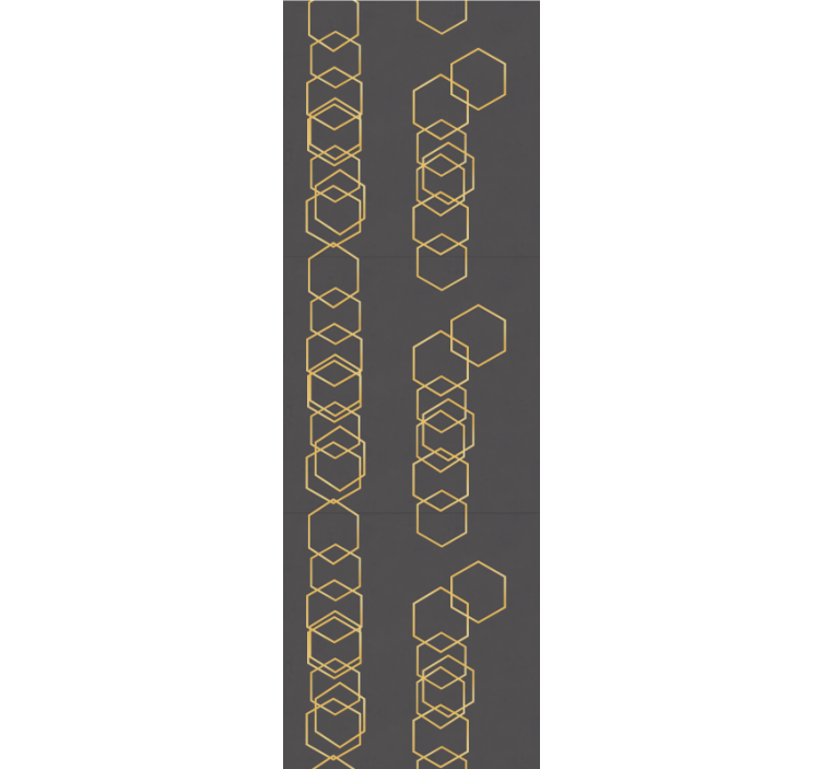 Papel pintado geométrico diseño lineal  - TenVinilo