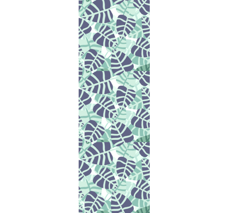 Papel pintado hojas mosaico de monstera - TenVinilo