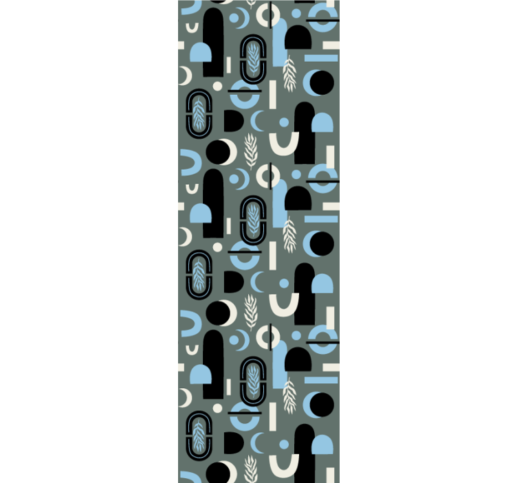 Papel pintado moderno collage de formas geométricas - TenVinilo