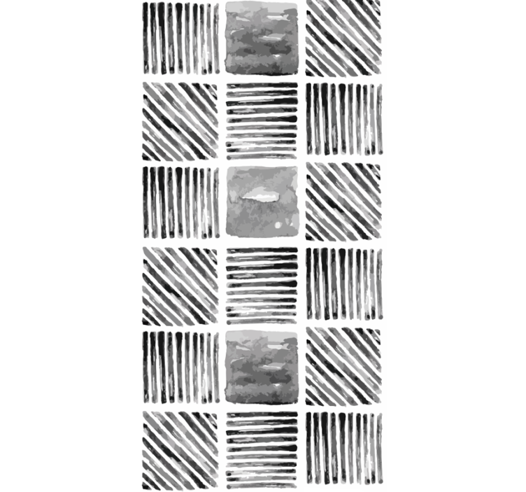 Papel pintado geométrico bloques geométricos abstractos - TenVinilo