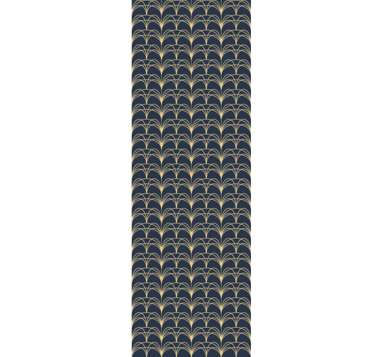 Papel pintado geométrico arcos art deco - TenVinilo