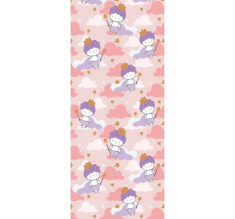 Papel pintado bebé fantasía querubín - TenVinilo