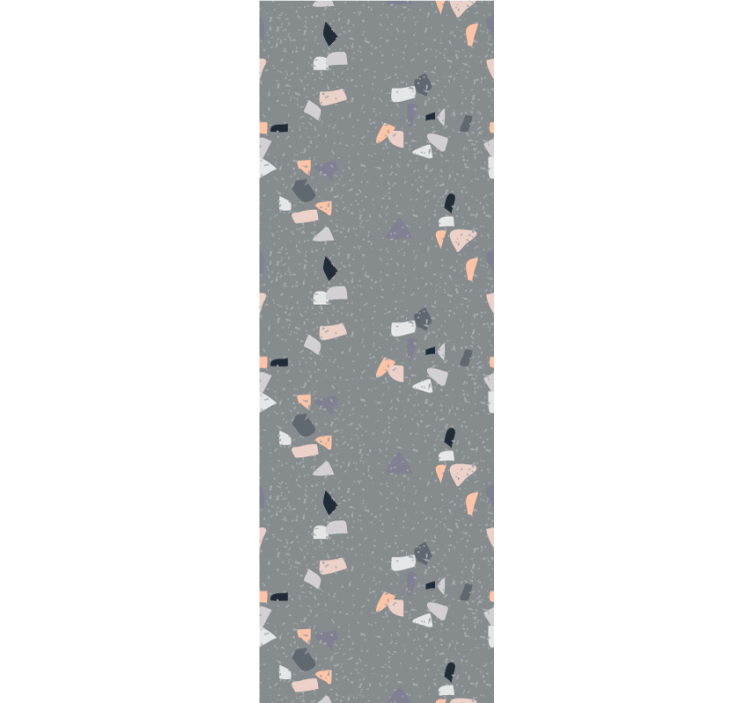 Papel pintado abstracto confeti geométrico - TenVinilo