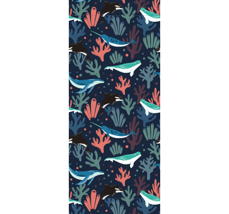 Papel pintado peces escena submarina - TenVinilo