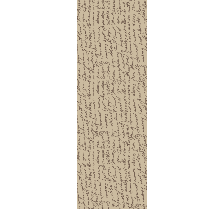 Papel pintado letras escritura de guiones elegante - TenVinilo
