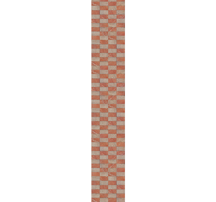 Papel pintado cocina azulejos geométricos beige - TenVinilo