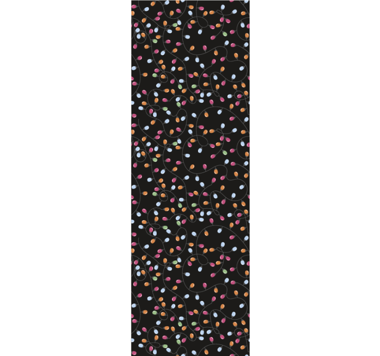 Papel pintado navidad patrones de luces festivas - TenVinilo