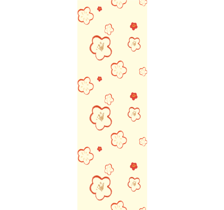 Papel pintado flores delicados patrones florales - TenVinilo