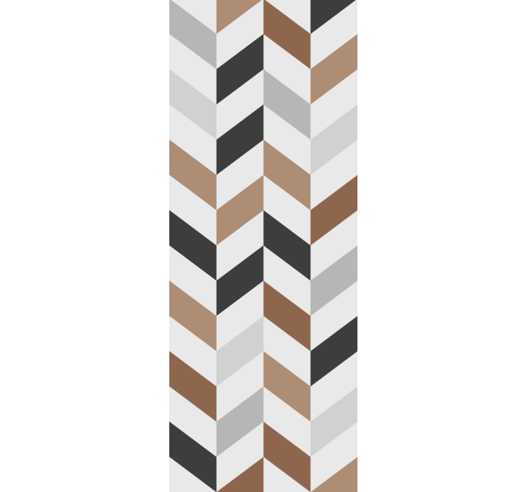 Papel pintado juvenil motivo chevron abstracto - TenVinilo