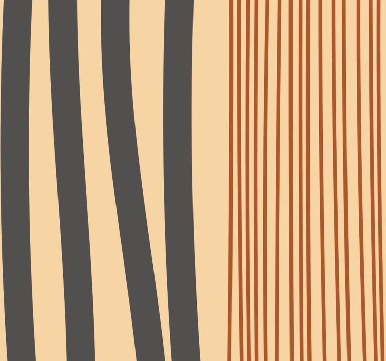 Papel pintado salón diseño de rayas boho - TenVinilo