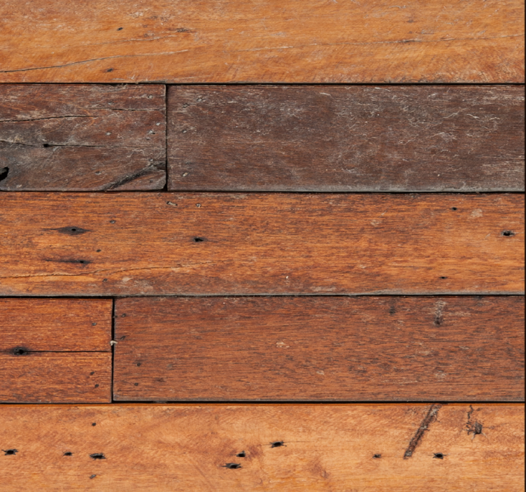 Papel pintado dormitorio matrimonio panel de madera - TenVinilo