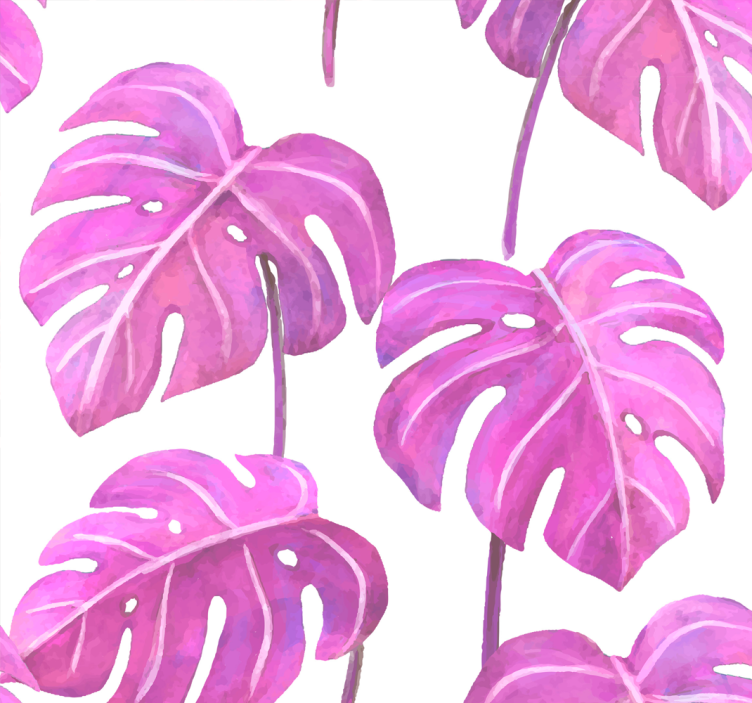 Papel pintado hojas monstera deliciosa - TenVinilo
