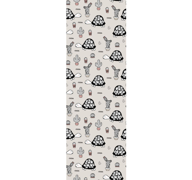 Papel pintado animal patrones de tortuga - TenVinilo