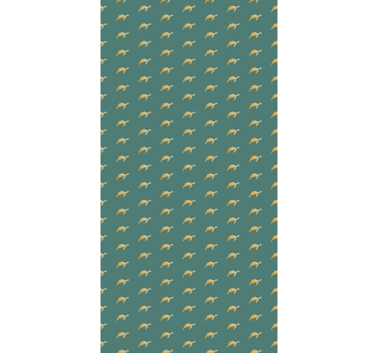 Papel pintado animal patrón de tortugas pequeñas - TenVinilo