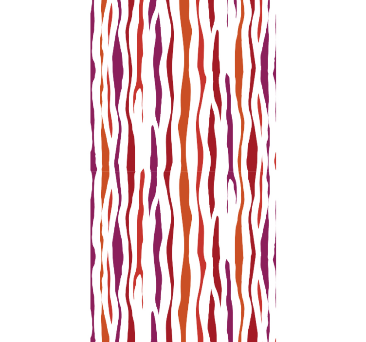 Papel pintado geométrico patrones de ondas curvas - TenVinilo