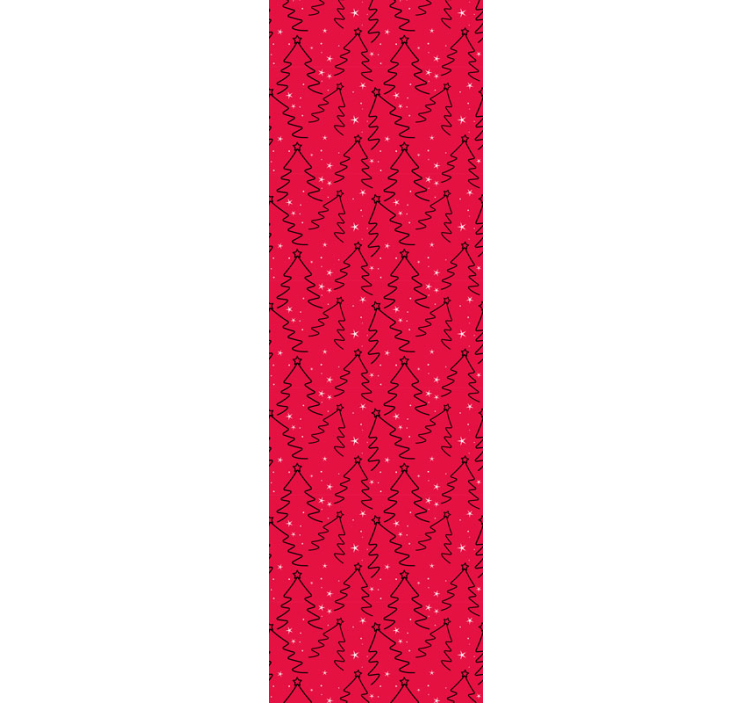 Papel pintado navidad árboles navideños decorativos - TenVinilo