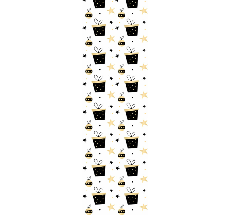 Papel pintado navidad macetas decorativas - TenVinilo