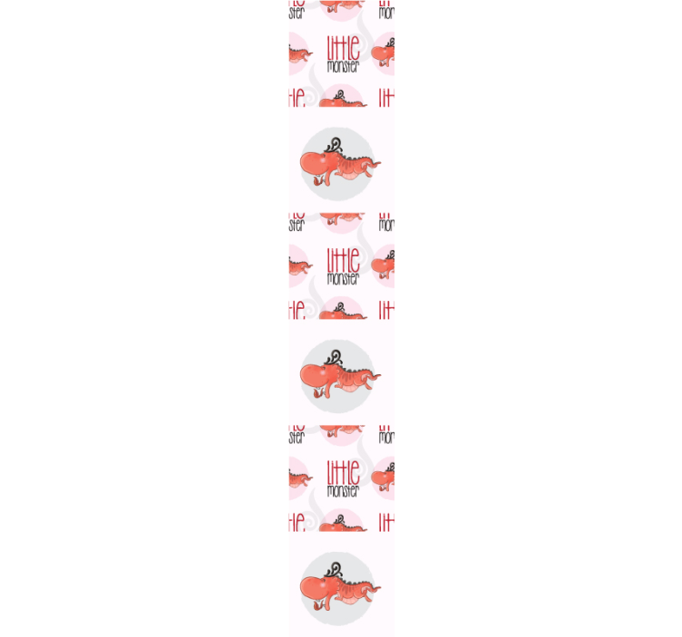 Papel pintado animal diseño de pequeño monstruo - TenVinilo