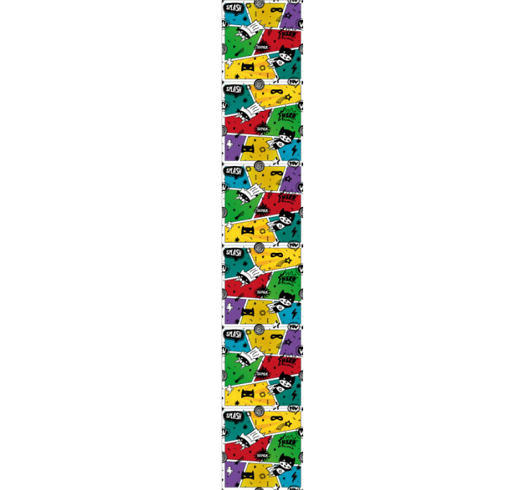 Papel pintado infantil personajes de dibujos animados - TenVinilo